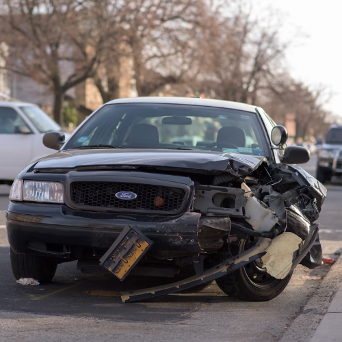 Broken car